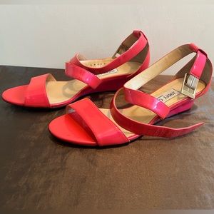 Jimmy Choo Chiara patent leather wedges